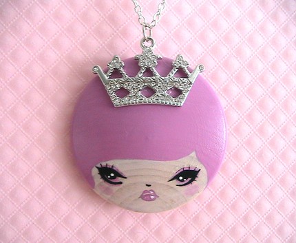 Your Highness To You Doll face Necklace