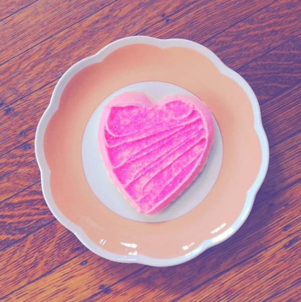 my pink cookie heart