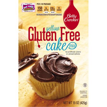 yellow gluten free cake mix